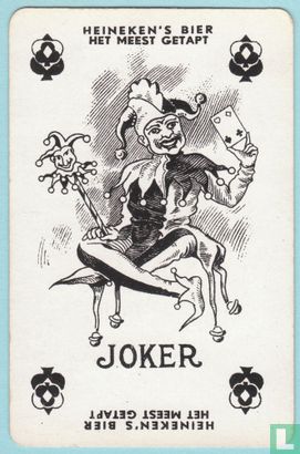 Joker, Belgium, Heineken's Flesschenbier, Speelkaarten, Playing Cards - Afbeelding 1
