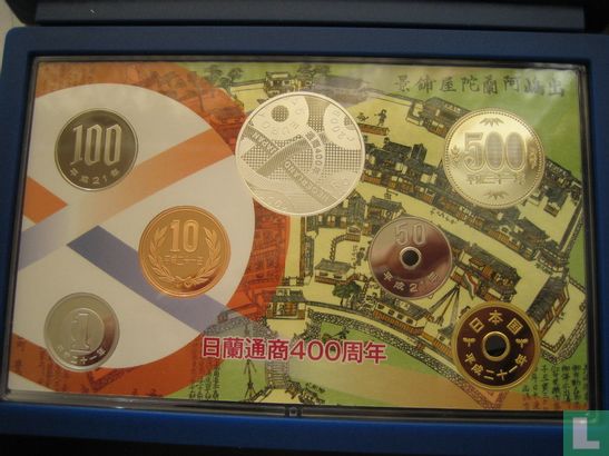 Japan combination set 2009 (PROOF) "400th anniversary of Trade Relations between Japan and the Netherlands" - Image 2