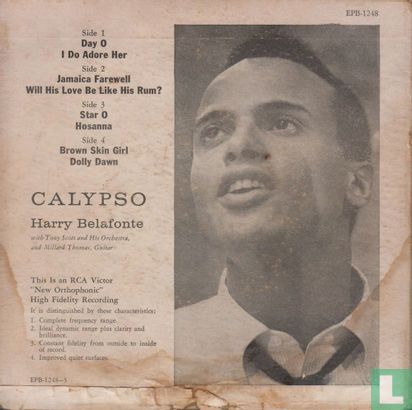 Harry Belafonte Calypso  - Afbeelding 2
