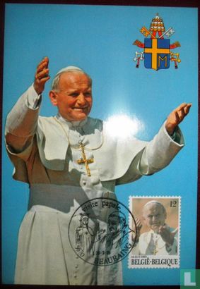 Bezoek Paus Johannes Paulus II  - Afbeelding 1