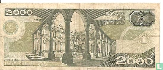Mexiko 2000 Pesos 1989 - Bild 2