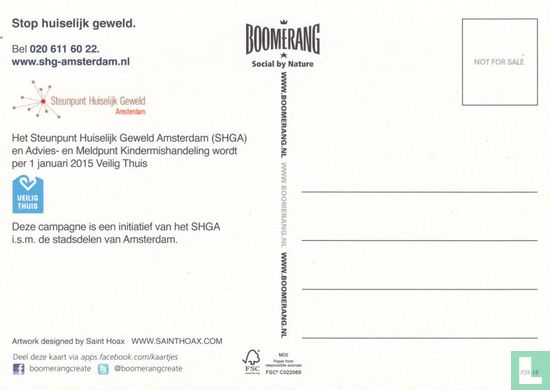 B140233 - Steunpunt Huiselijk Geweld Amsterdam "Hoe lang blijf jij in het sprookje geloven?" - Afbeelding 2