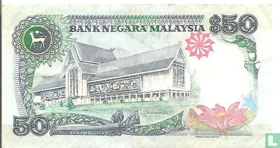 Malaisie 50 Ringgit ND (1995) - Image 2