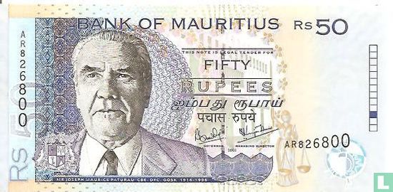 Mauritius 50 Rupees - Image 1
