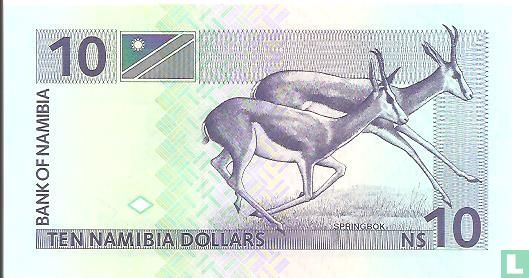 Namibië 10 Namibia Dollars ND (1993) - Afbeelding 2