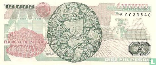 Mexique 10.000 Pesos - Image 2