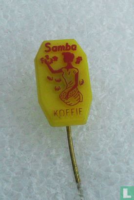 Samba koffie [rood op geel]