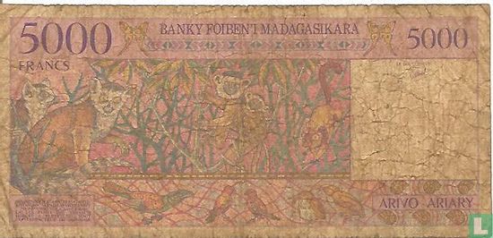 Madagascar 5000 Francs   - Afbeelding 2