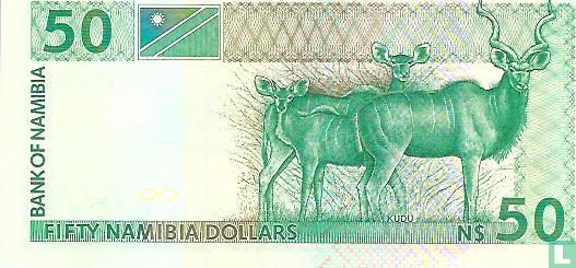 Namibië 50 Namibia Dollars ND (1993) - Afbeelding 2