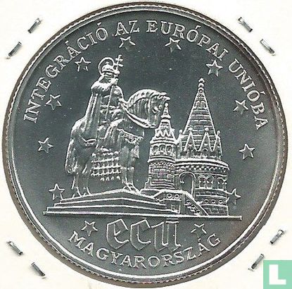 Hongrie 500 forint 1994 "Integration into the European Union" - Image 2