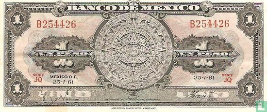 Mexico 1 Peso 1961 - Image 1