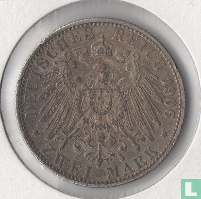 Württemberg 2 mark 1906 - Afbeelding 1