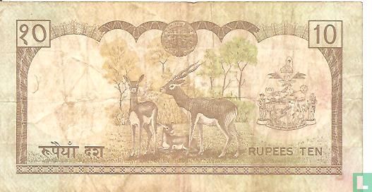 Nepal 10 Rupien (Zeichen 12) - Bild 2