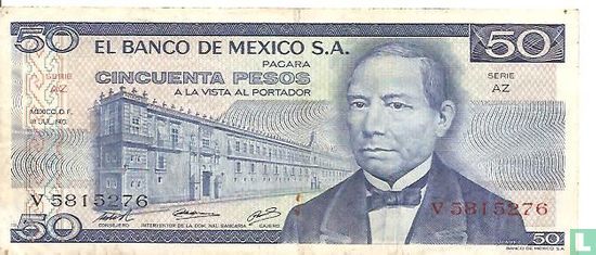 Mexico 50 Pesos 1973 - Afbeelding 1