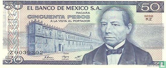 Mexique 50 pesos (2) 1981 - Image 1