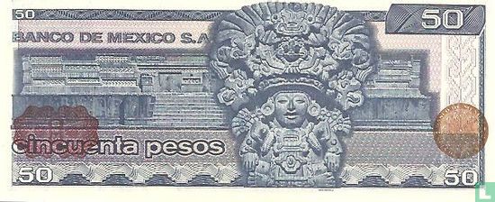 Mexique 50 pesos (2) 1981 - Image 2