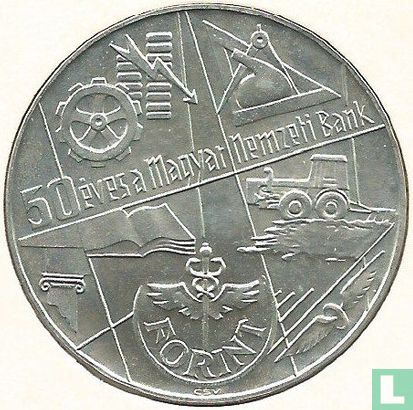 Hongarije 100 forint 1974 "50th anniversary National Bank" - Afbeelding 2