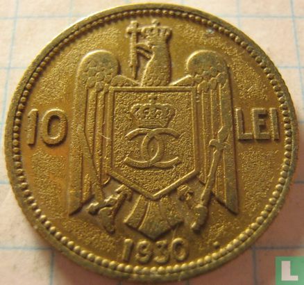 Romania 10 lei 1930 (H) - Image 1