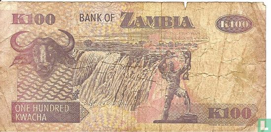 Zambia 100 Kwacha 2001 - Afbeelding 2