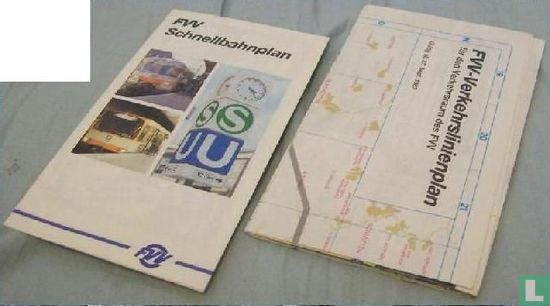 FVV-Verkehrslinienplan & Schnellbahnplan