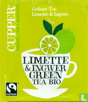 Grüner Tee Limette & Ingwer - Afbeelding 1