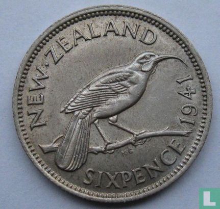 Nieuw-Zeeland 6 pence 1941 - Afbeelding 1