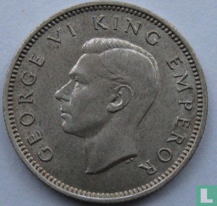 Neuseeland 6 Pence 1941 - Bild 2