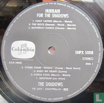 Hurrah for the Shadows - Afbeelding 3