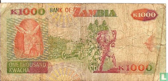 Zambia 1.000 Kwacha 2003 - Afbeelding 2