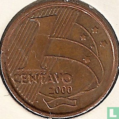 Brazil 1 centavo 2000 - Image 1