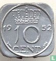 Nederland 10 cent 1952 - Afbeelding 1
