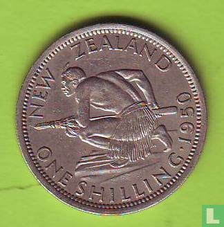 New Zealand 1 shilling 1950 - Image 1