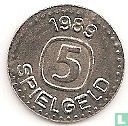 Duitsland 5 spielgeld 1989 - Image 1