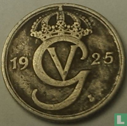 Zweden 10 öre 1925 - Afbeelding 1