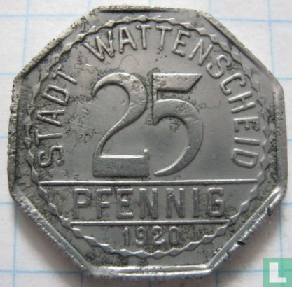 Wattenscheid 25 pfennig 1920 - Afbeelding 1