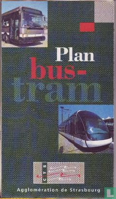 CTS - Plan bus-tram - 1997 - Strasbourg