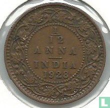 British India 1/12 anna 1928 (Bombay) - Image 1