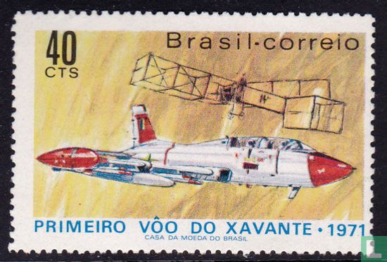 Xavante Jet and the Santos Dumont plane