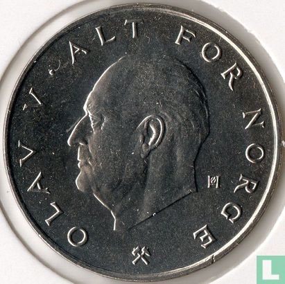 Norwegen 1 Krone 1988 - Bild 2
