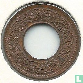 British India 1 pice 1945 (Bombay - dot) - Image 2