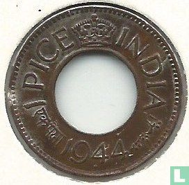 British India 1 pice 1944 (Bombay - dot - type 1) - Image 1