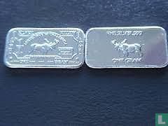 Zilveren 999/1000 Zilverbaar USA 1 gram - Image 2