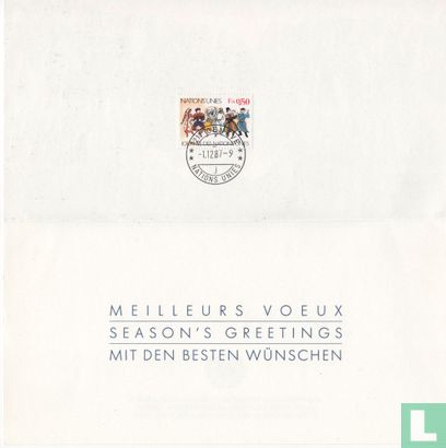 1993 Season Greetings UN Geneve - Image 2
