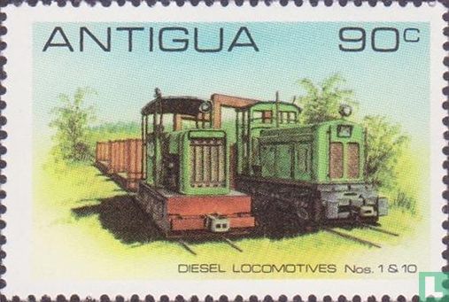 Locomotives de la plantation de sucre 
