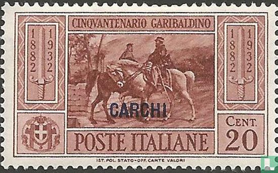 Giuseppe Garibaldi, surcharge Carchi