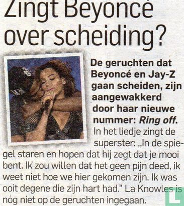 Zingt Beyoncé over scheiding?