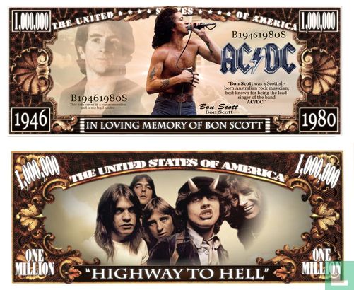 AC/DC in memory of BON SCOTT - biljet