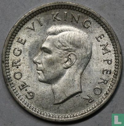 Neuseeland 3 Pence 1942 (mit Punkt nach Datum) - Bild 2