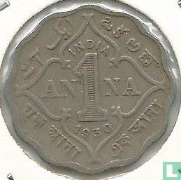 Brits-Indië 1 anna 1930 - Afbeelding 1