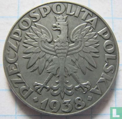 Pologne 50 groszy 1938 (fer) - Image 1